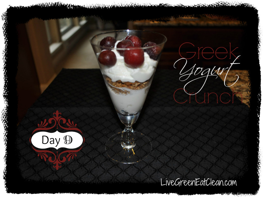 Day 9 - Greek Yogurt Crunch Blog