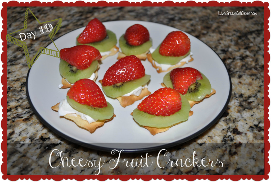 Day 19 Cheesy Fruit Crackers Blog