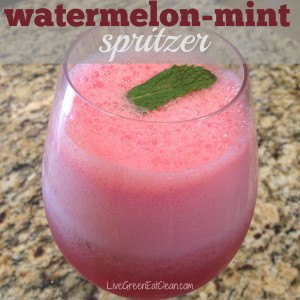 Watermelon mint spritzer 3